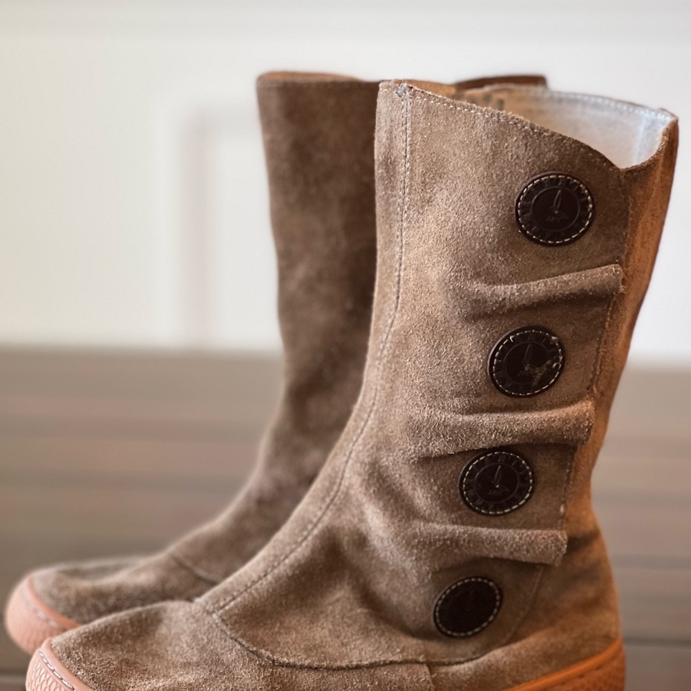 LIVIE & LUCA Toddler 13 Boots Marchita Tiempo - Taupe